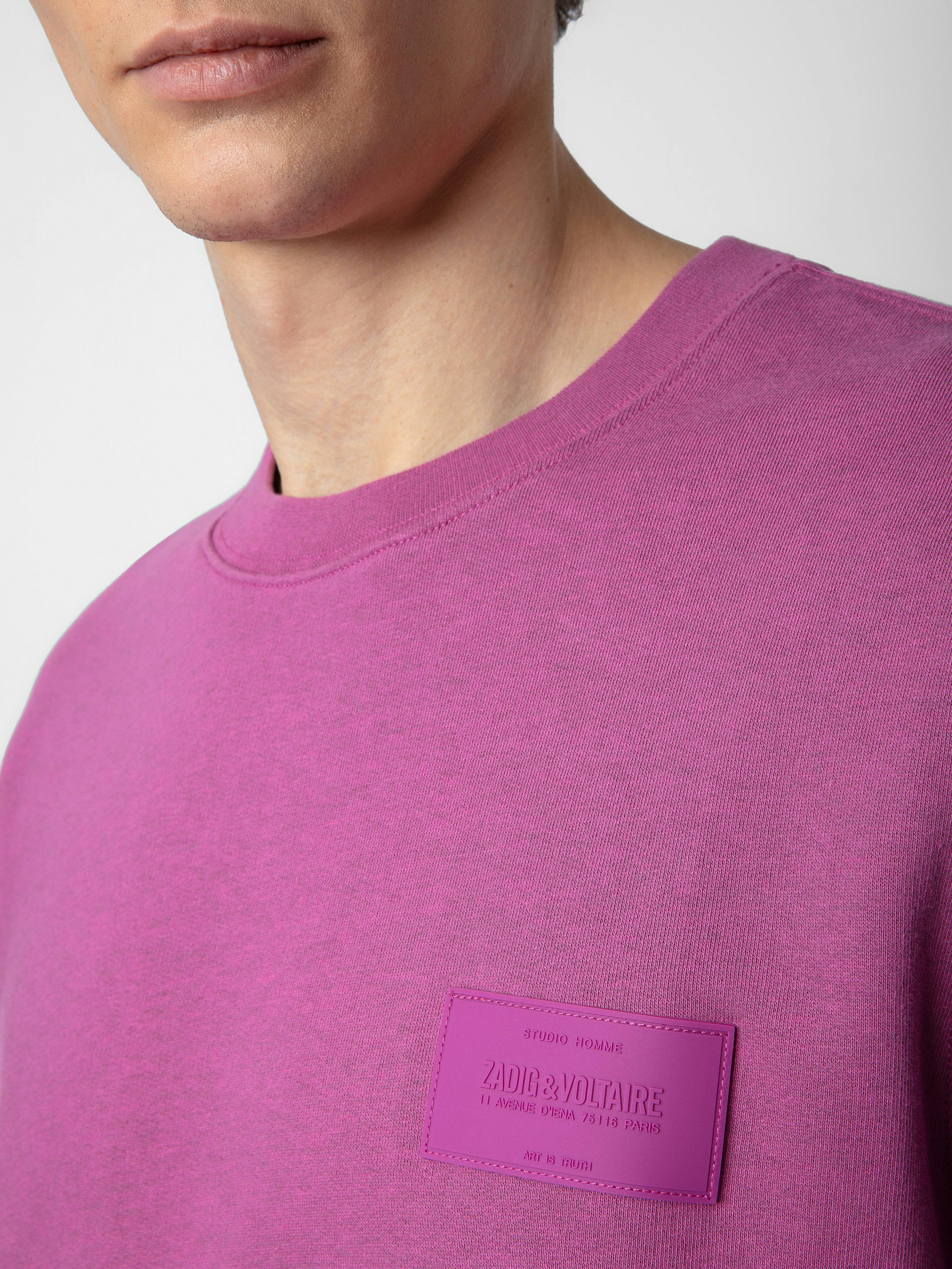 Aime Men's Purple Sweatshirt | Zadig&Voltaire
