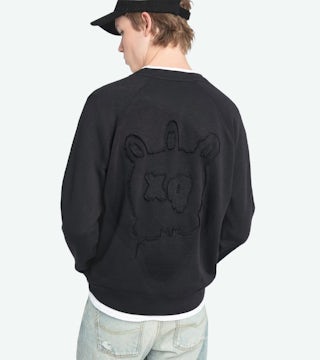 Uppy Sweatshirt - Raglan long-sleeved sweatshirt with back print.