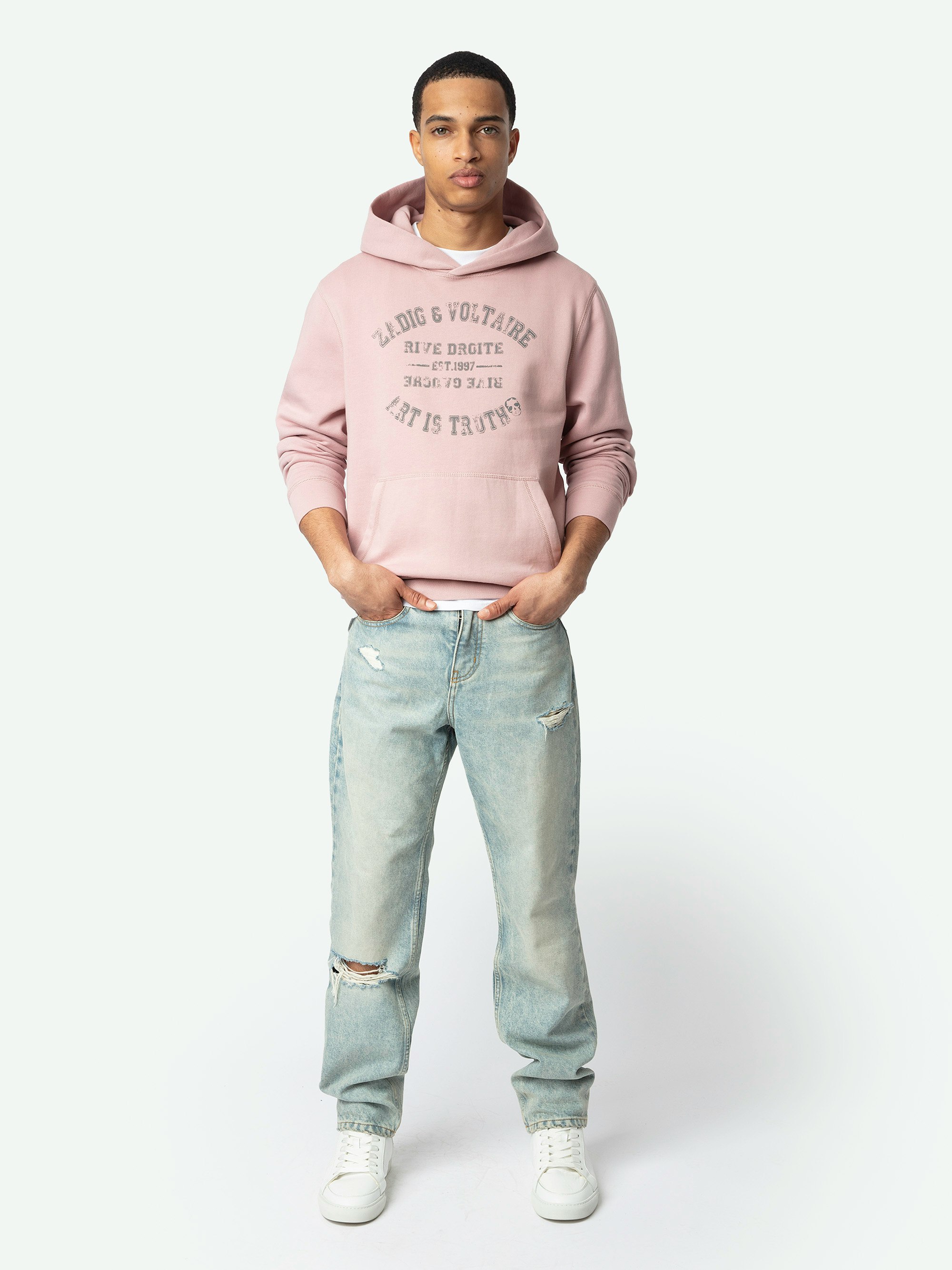Sanchi Sweatshirt sweatshirt pink men | Zadig&Voltaire Sanchi Sweatshirt sweatshirt pink men | Zadig&Voltaire
