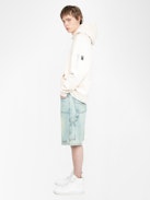 Georgio Sweatshirt - Long-sleeved hooded sweatshirt with raglan sleeves and back print.