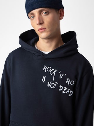 Felpa Sanchi - Felpa con cappuccio e ricamo sul davanti.