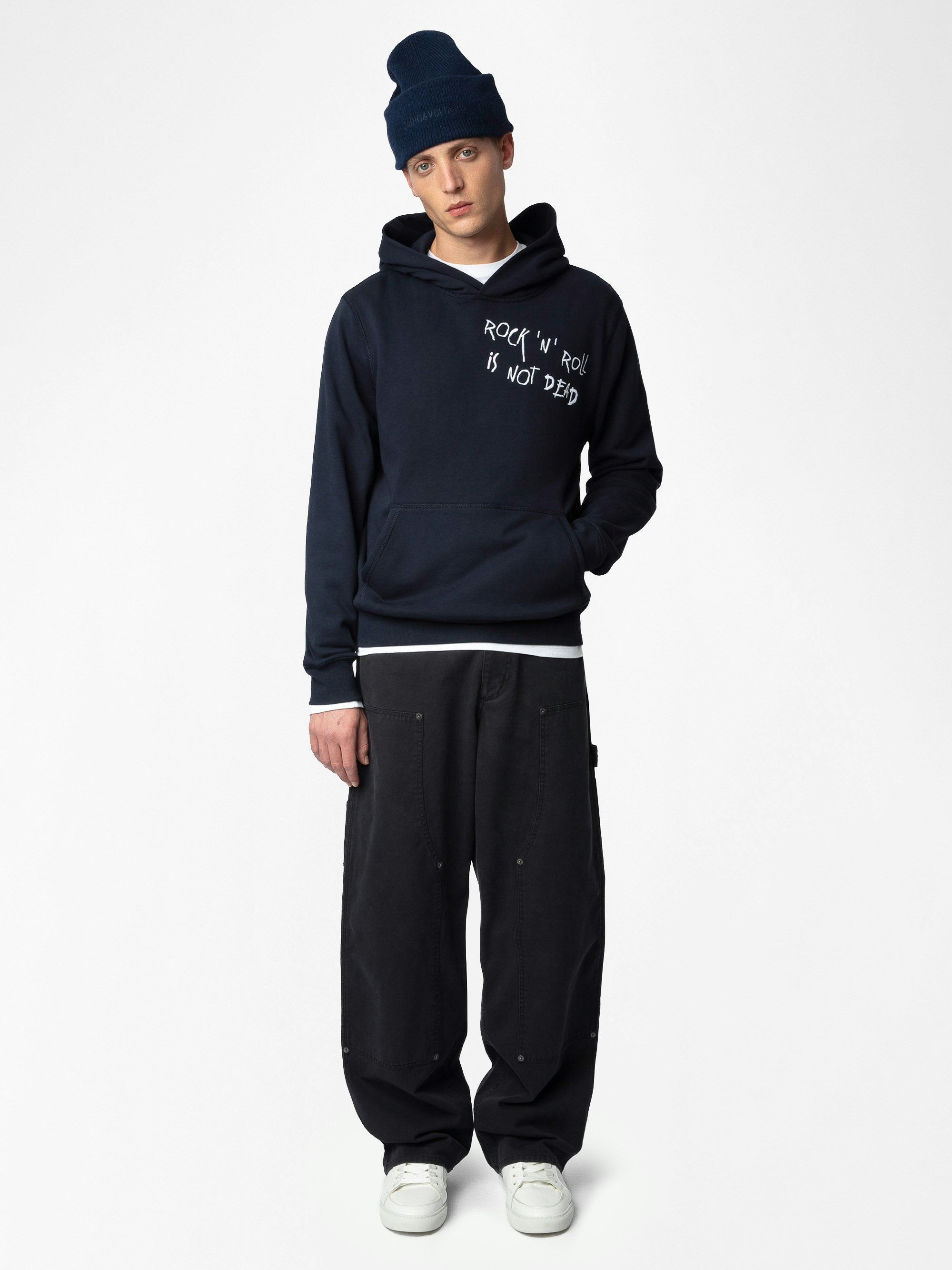 Sanchi Sweatshirt - Hoodie with front embroidery.