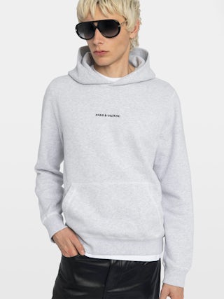 Sanchi Sweatshirt - Hooded long-sleeved sweatshirt with photoprint on the back.
