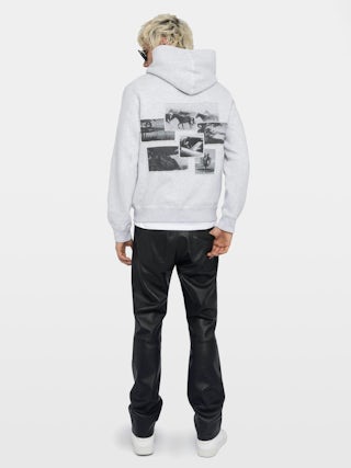 Sanchi Sweatshirt - Hooded long-sleeved sweatshirt with photoprint on the back.