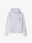 Felpa Sacha - Felpa con cappuccio a maniche lunghe con stampa multi-personalizzata.