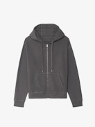 Sacha Sweatshirt - Hooded sweatshirt with zip closure, long sleeves and back print.