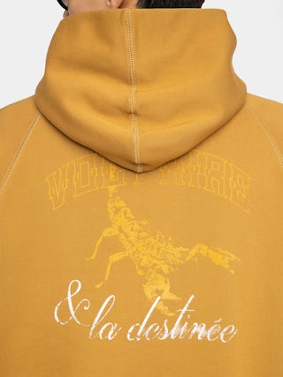 Georgio Sweatshirt - Hooded sweatshirt with raglan long sleeves and back print.