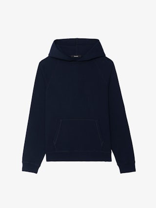Giorgio Sweatshirt - Hooded sweatshirt with raglan sleeves and embroidery on the back.