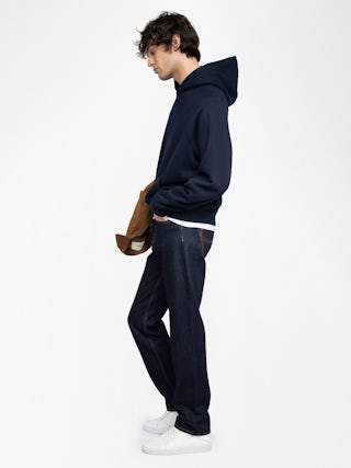 Giorgio Sweatshirt - Hooded sweatshirt with raglan sleeves and embroidery on the back.