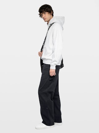 Sweatshirt Georgio - Sweatshirt à capuche avec manches raglan avec broderie au dos.