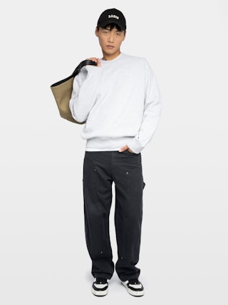 Aime Sweatshirt - Long-sleeved sweatshirt with back print.