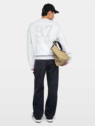 Aime Sweatshirt - Long-sleeved sweatshirt with back print.