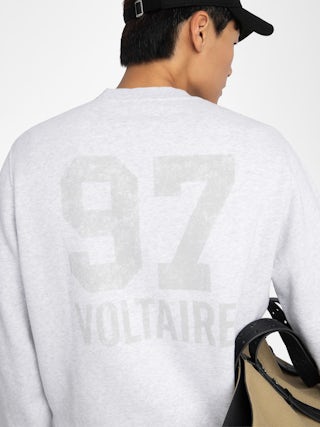 Sweatshirt Aime - Long-sleeved sweatshirt with back print.