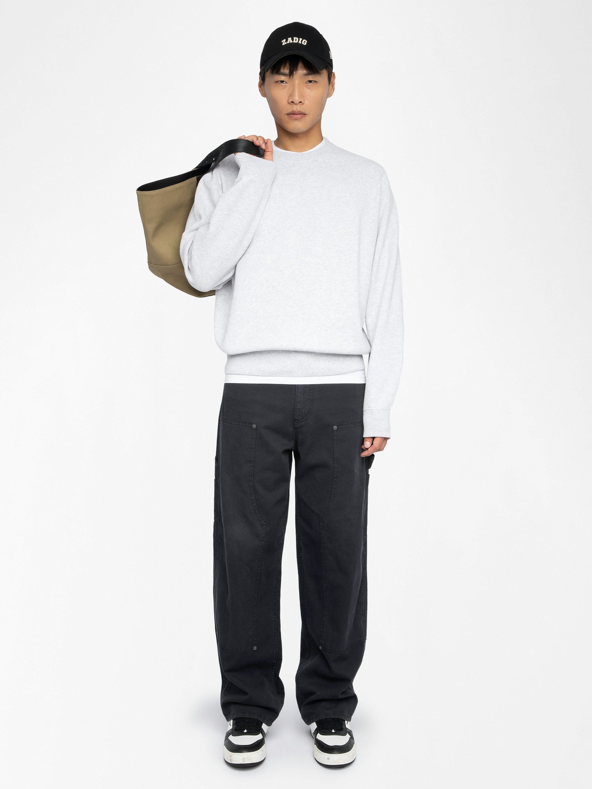 Sweatshirt Aime - Long-sleeved sweatshirt with back print.