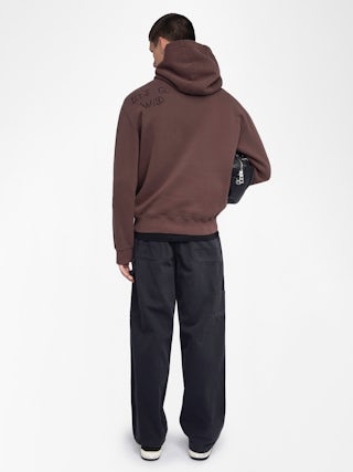 Sacha Sweatshirt - Long-sleeved hooded sweatshirt with multi-custom embroidery.