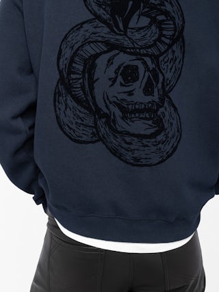 Georgio Sweatshirt - Sweatshirt with prints on the front and back.