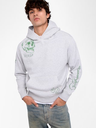 Sacha Sweatshirt - Hooded sweatshirt with embellishments.