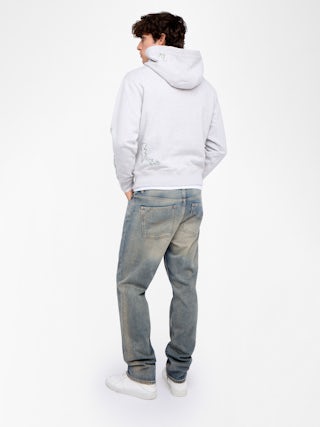 Sacha Sweatshirt - Hooded sweatshirt with embellishments.