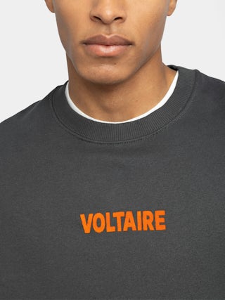 Sweatshirt Aime - Sweatshirt col rond avec imprimé à l’avant et photoprint dos.
