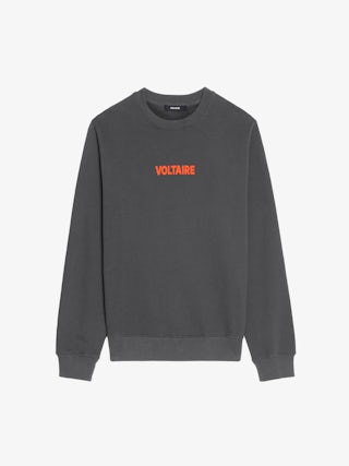 Sweatshirt Aime - Crew neck sweatshirt with front print and back photo print.