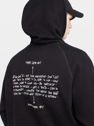 Felpa Georgio - Felpa con cappuccio con ricamo davanti e sul retro.