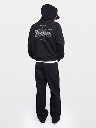 Felpa Georgio - Felpa con cappuccio con ricamo davanti e sul retro.