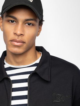 Sweatshirt Moyaz - Zipped sweatshirt with long sleeves.