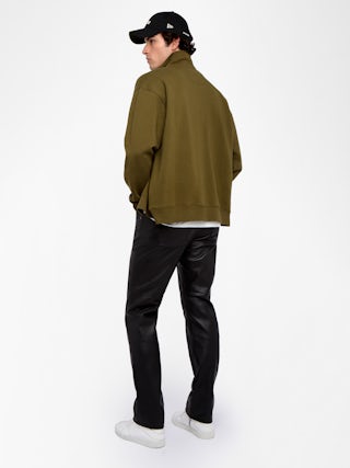 Sweatshirt Moyaz - Zip-up sweatshirt with long sleeves.