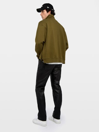 Sweatshirt Moyaz - Sweatshirt zippé manches longues.