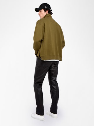 Sweatshirt Moyaz - Sweatshirt zippé manches longues.