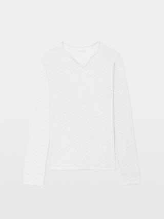 Henley T-shirt Monastir - Long-sleeved henley t-shirt.