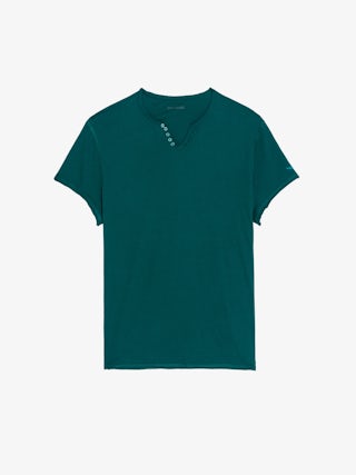 Henley T-shirt Monastir - Short-sleeved henley t-shirt T-shirt.