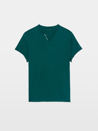 Henley T-shirt Monastir - Short-sleeved henley t-shirt T-shirt.