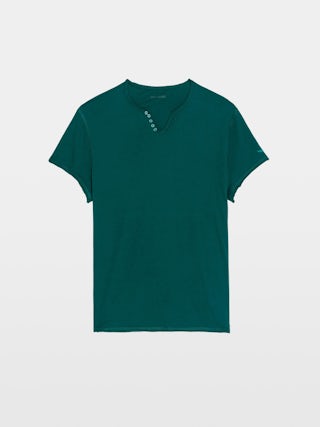Henley T-shirt Monastir - Short-sleeved henley t-shirt T-shirt.