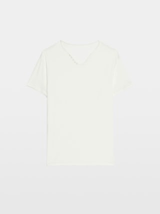 Henley T-shirt Monastir - Short-sleeved henley t-shirt.