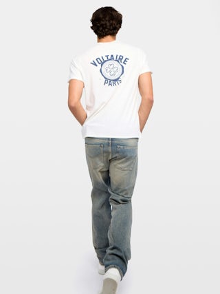 Tunisien Monastir - Tunisien manches courtes orné d’un blason imprimé au dos.