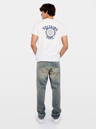 Tunisien Monastir - Tunisien manches courtes orné d’un blason imprimé au dos.