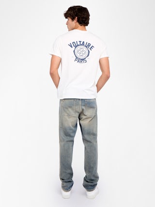 Tunisien Monastir - Tunisien manches courtes orné d’un blason imprimé au dos.