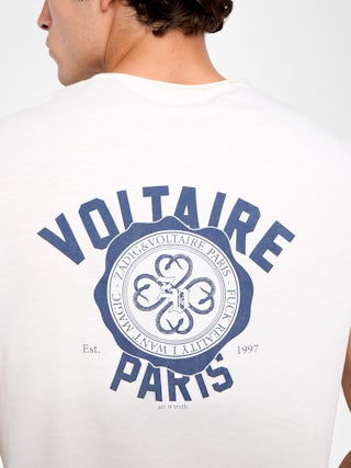 Tunisien Monastir - Tunisien manches courtes orné d’un blason imprimé au dos.