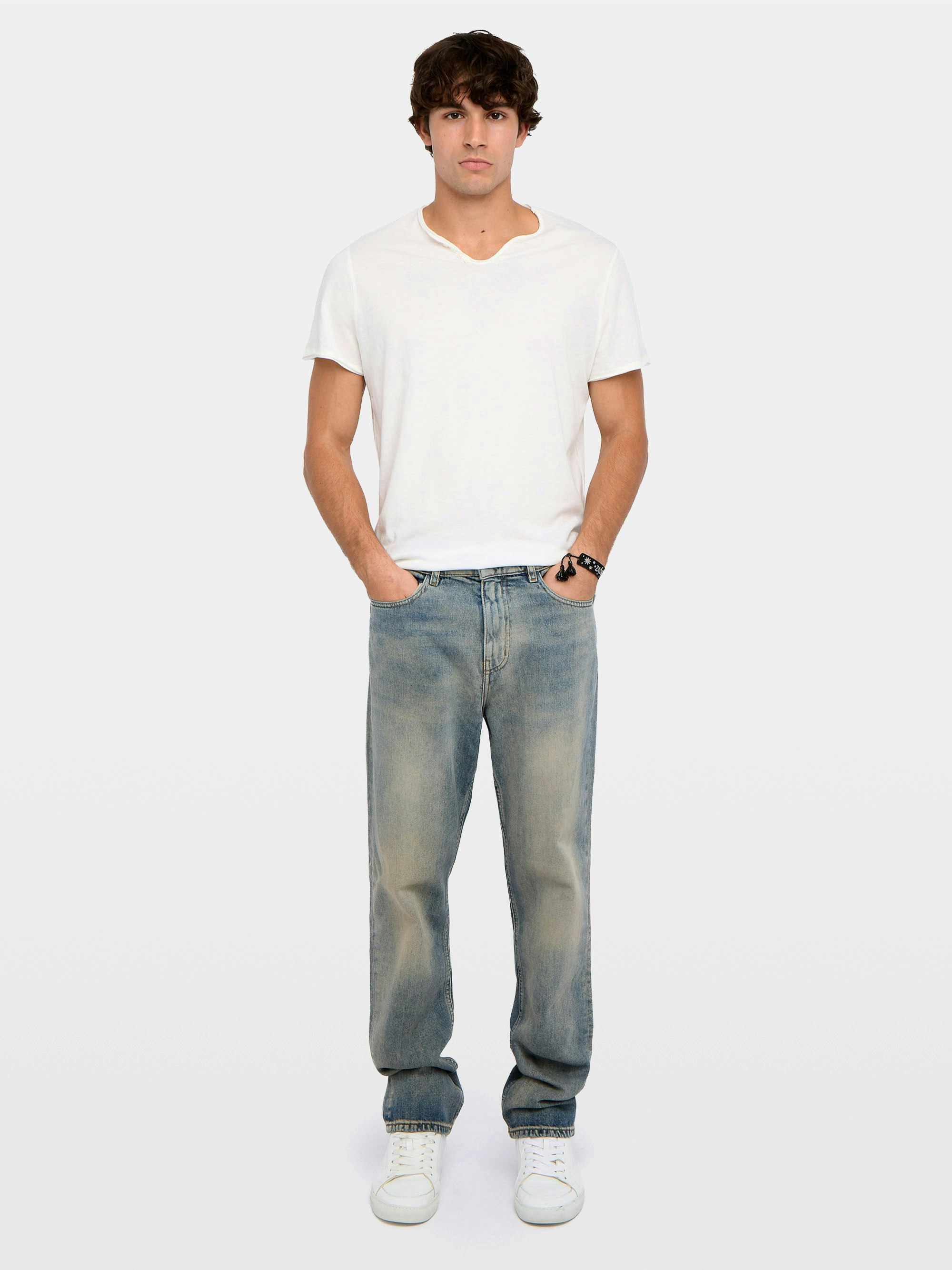 Camiseta Tunecina Monastir - Camiseta Tunecina de manga corta con estampado de escudo en la espalda.