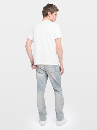 Tunisien Monastir - Tunisien manches courtes avec imprimé aile sur la manche.