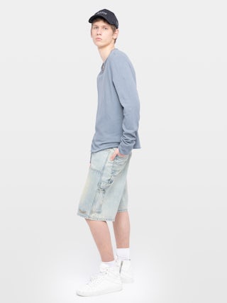 Serafino Monastir - Serafino a maniche lunghe con stampa ala sulla manica.