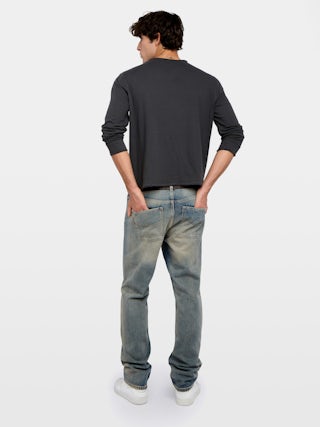 Tunisien Monastir - Tunisien manches longues avec broderie à l'avant.