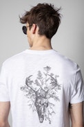 Toby T-Shirt - Men's short-sleeved t-shirt in white cotton