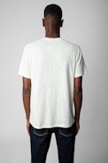 Stocky Slub T-shirt - Men’s ecru slub cotton T-shirt