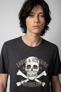 Toby Flamme Blason Skull T-Shirt - Toby Flamme Blason Skull T-Shirt