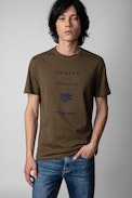 Tommy Traité de la Tolérance T-shirt - Men’s khaki Tommy Traité de la Tolérance T-shirt