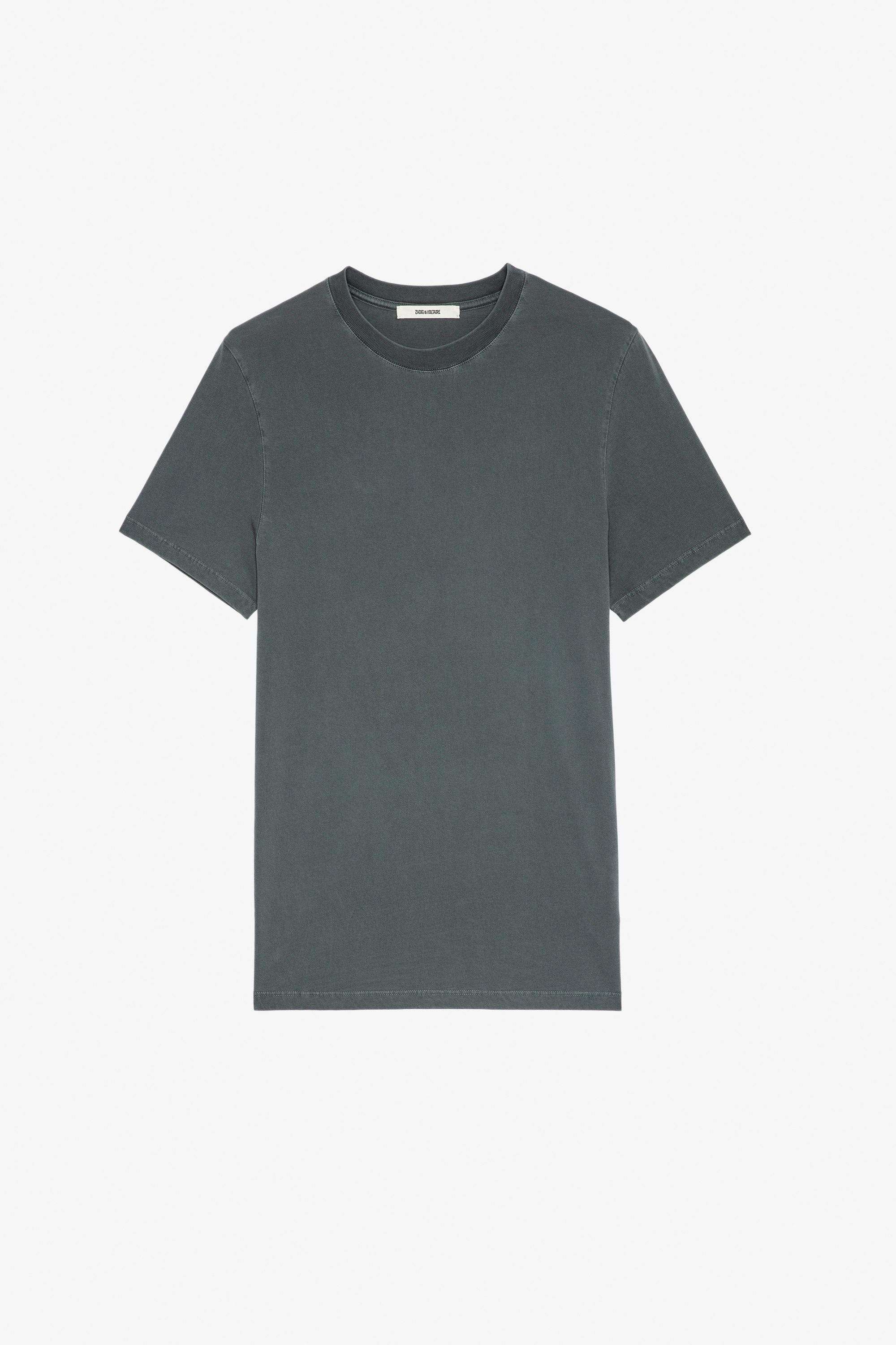 Tommy T-shirt Men’s grey cotton T-shirt with a photoprint on the back