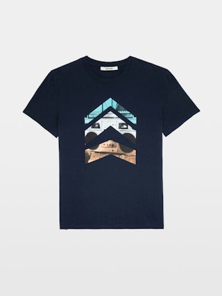 T-shirt Tommy - Short-sleeve T-shirt with arrow print.