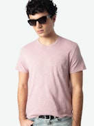 Stockholm T-shirt - Crew neck T-shirt with skull design on the back.